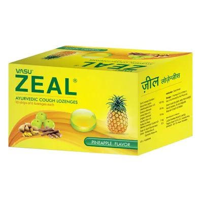 Zeal Ayurvedic Cough Lozenges, 1 pack